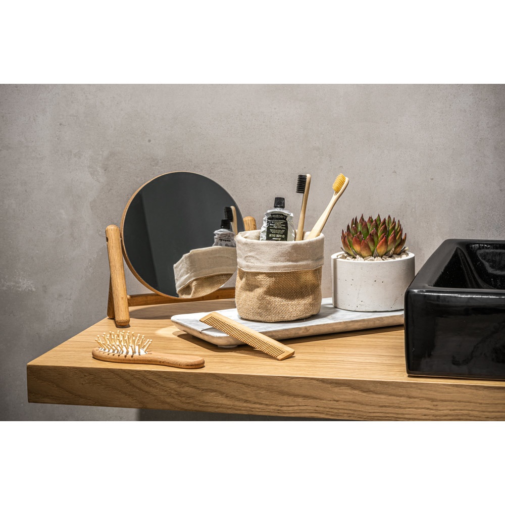 DUCASSE. Bolsa multiusos en yute (260g/m²) y algodón (120g/m²)
