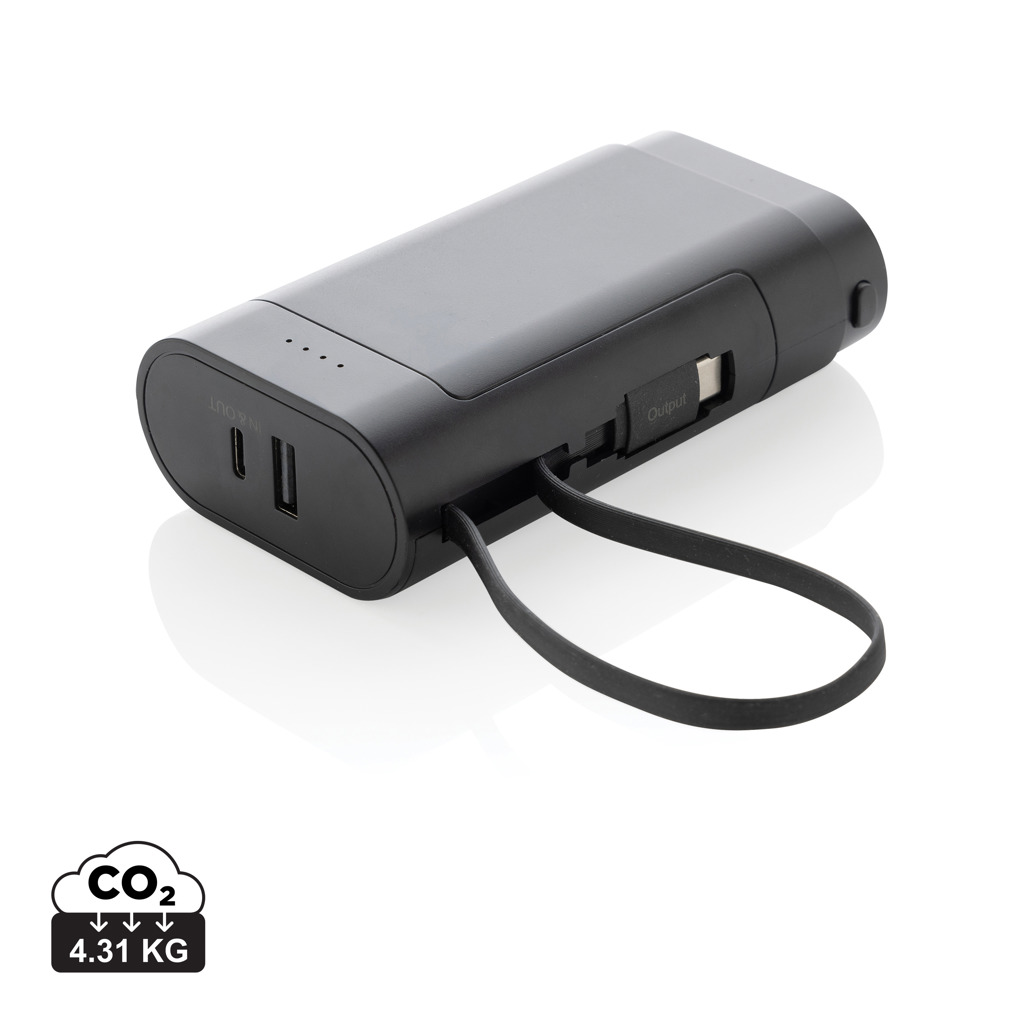 Powerbank con batería extraíble CycleCell de 10.000 mah