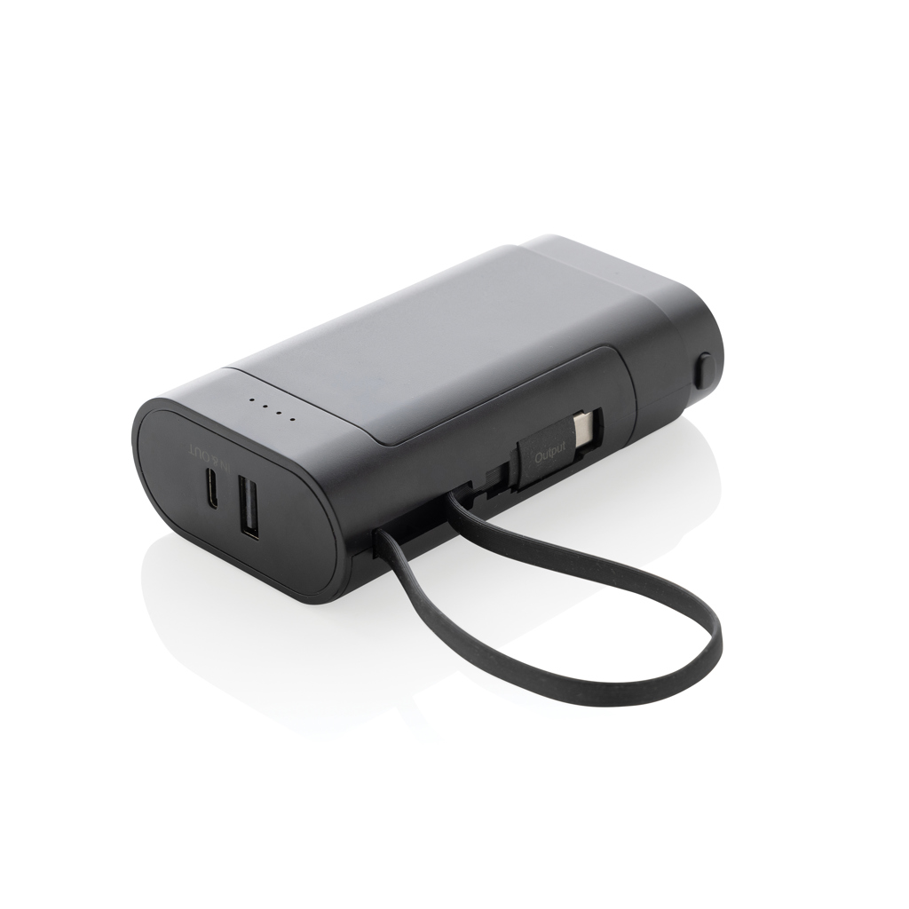 Powerbank con batería extraíble CycleCell de 10.000 mah