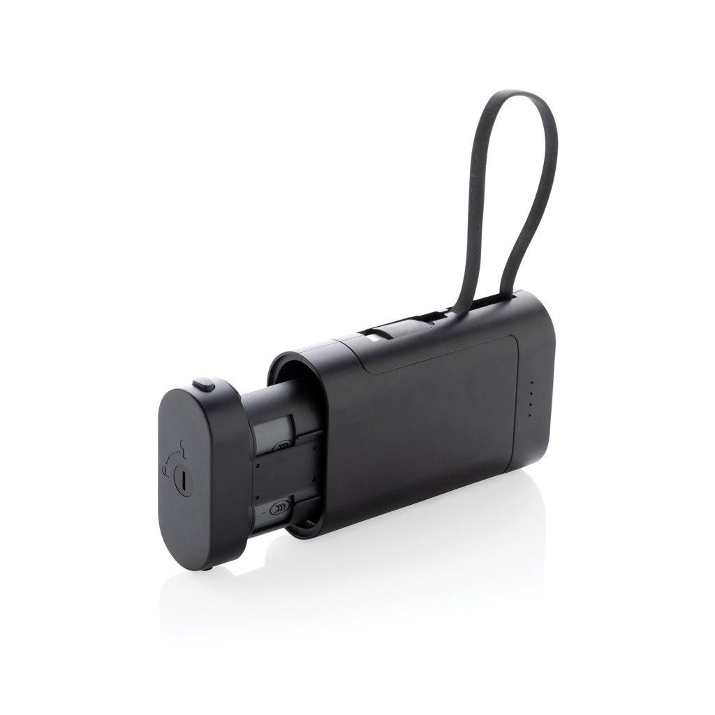 Powerbank con batería extraíble CycleCell de 10.000 mah