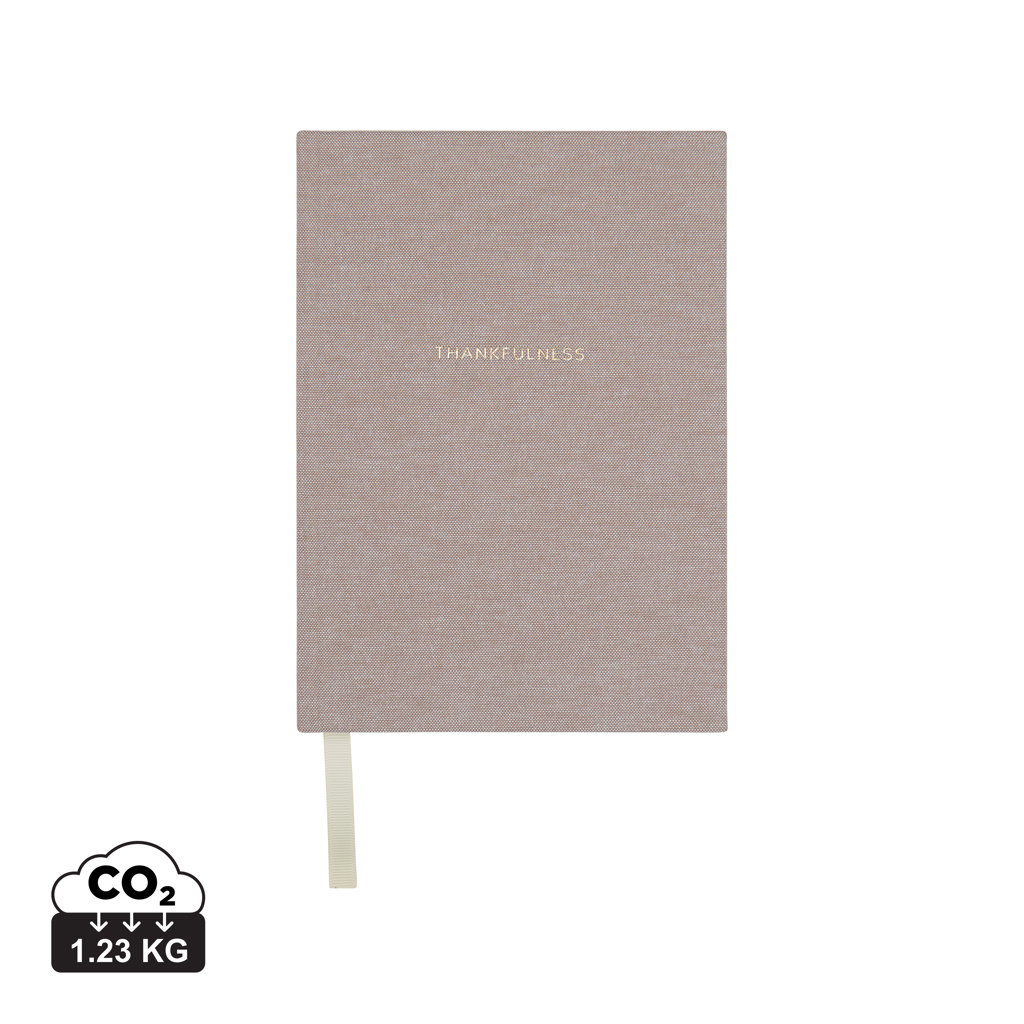 Diario de papel reciclado VINGA Thankfulness GRS