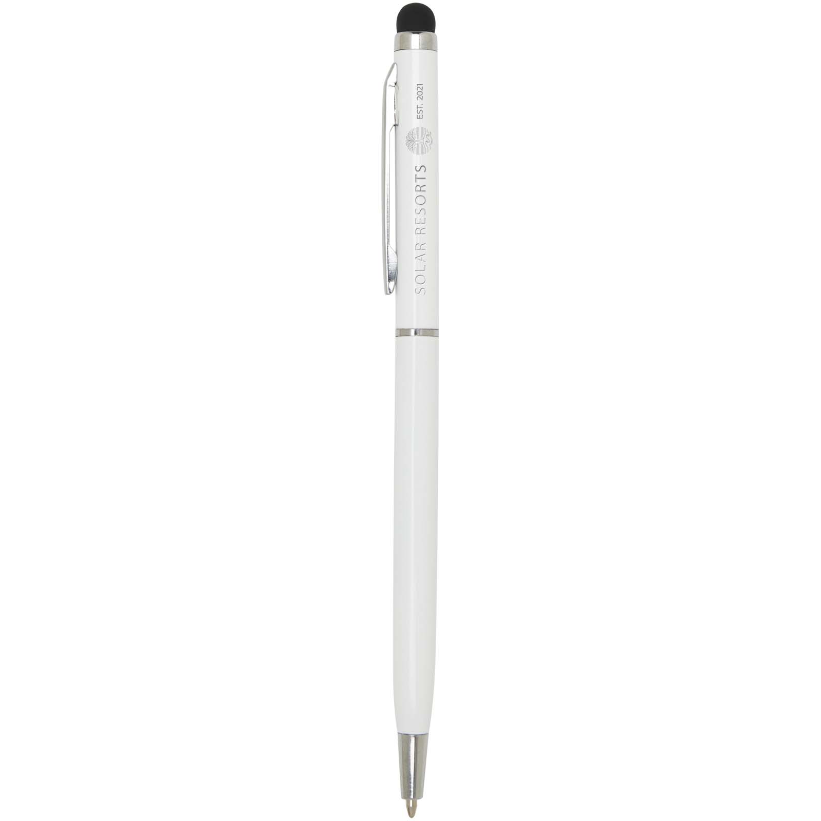 Boligrafo de aluminio con stylus Ore (tinta azul)