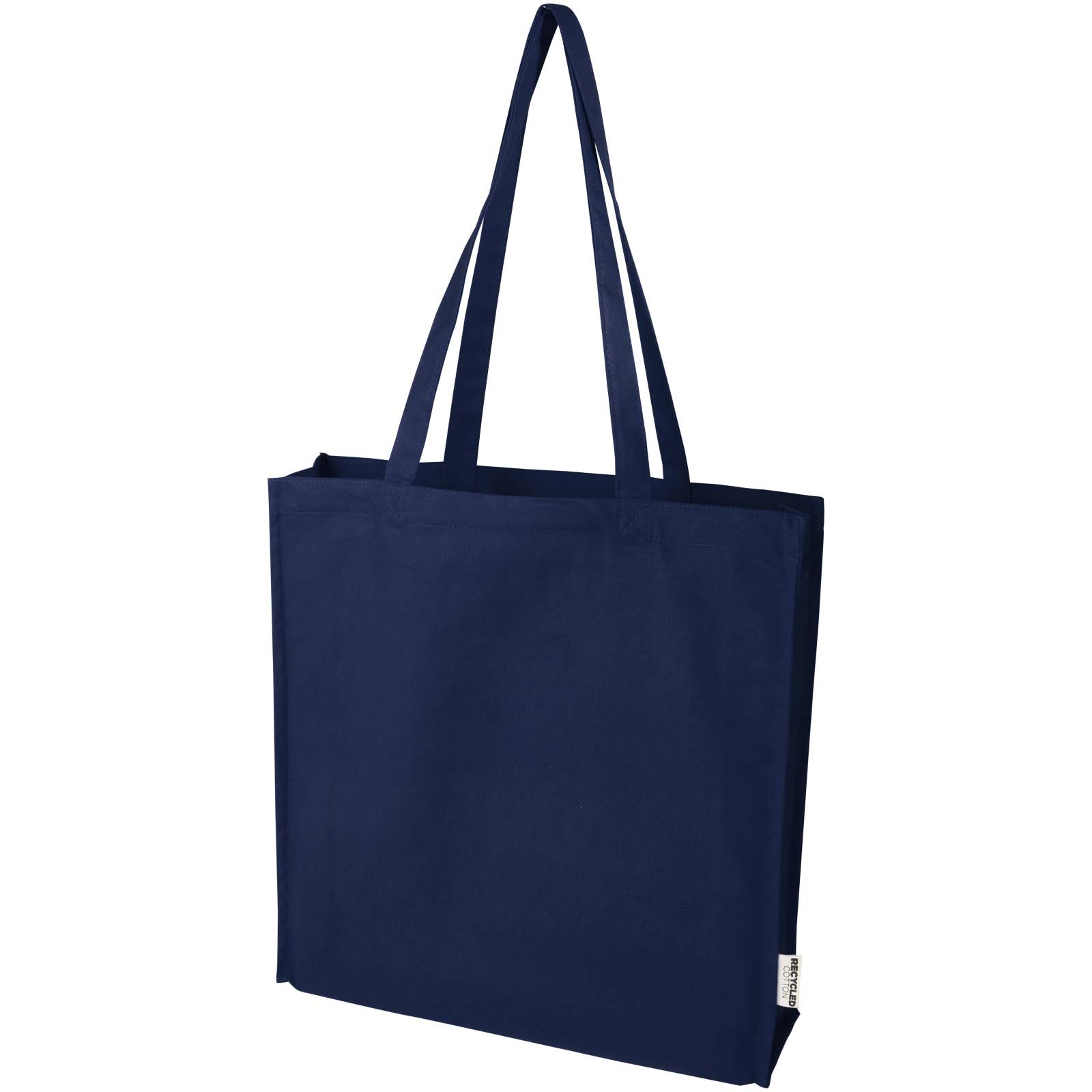 Bolsa Tote algodón reciclado 100% GRS con refuerzos de 270 g/m² Florida 14L