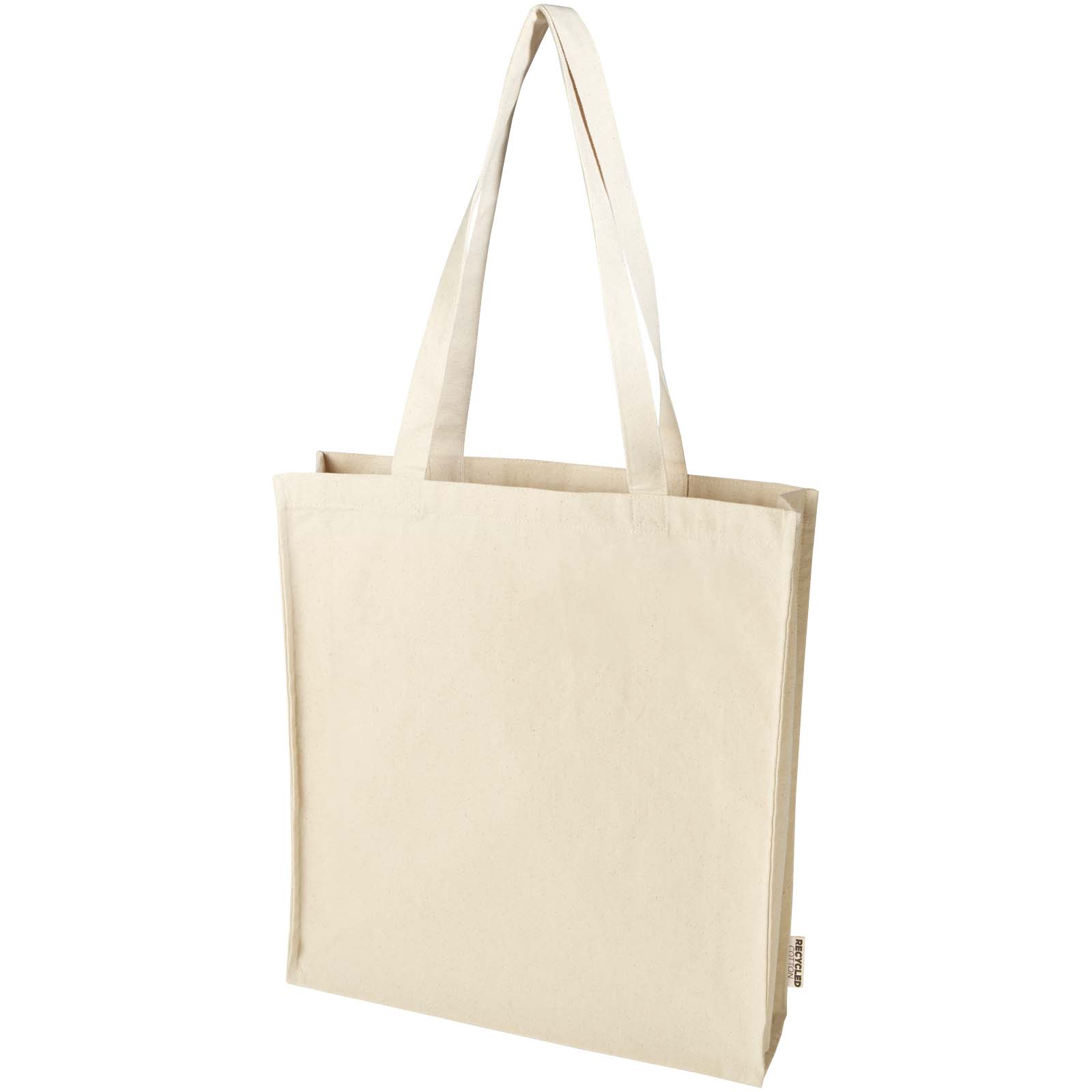 Bolsa Tote algodón reciclado 100% GRS con refuerzos de 270 g/m² Florida 14L