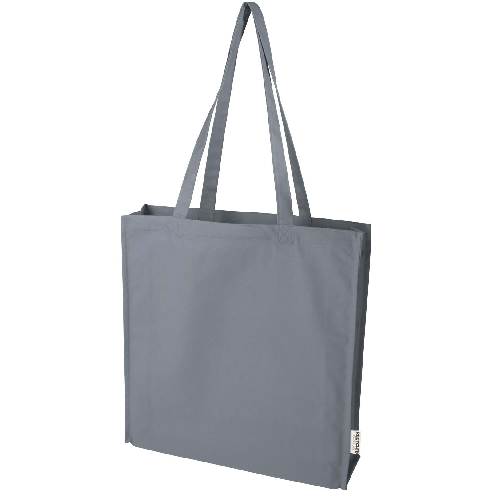 Bolsa Tote algodón reciclado 100% GRS con refuerzos de 270 g/m² Florida 14L