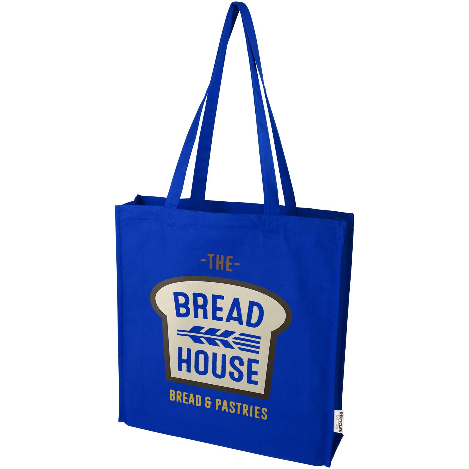 Bolsa Tote algodón reciclado 100% GRS con refuerzos de 270 g/m² Florida 14L