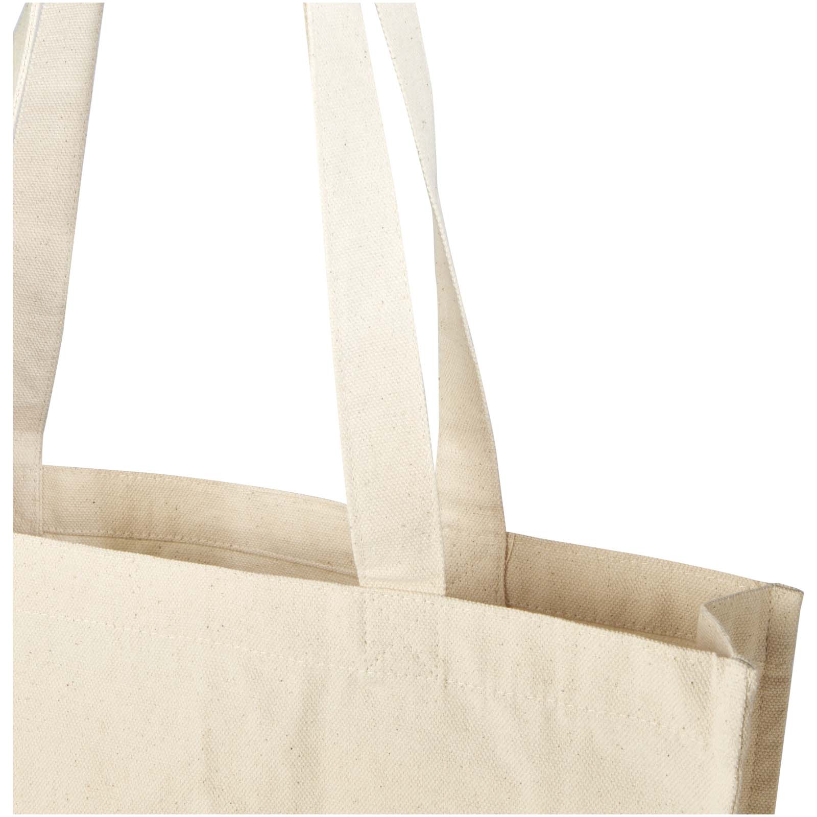 Bolsa Tote algodón reciclado 100% GRS con refuerzos de 270 g/m² Florida 14L
