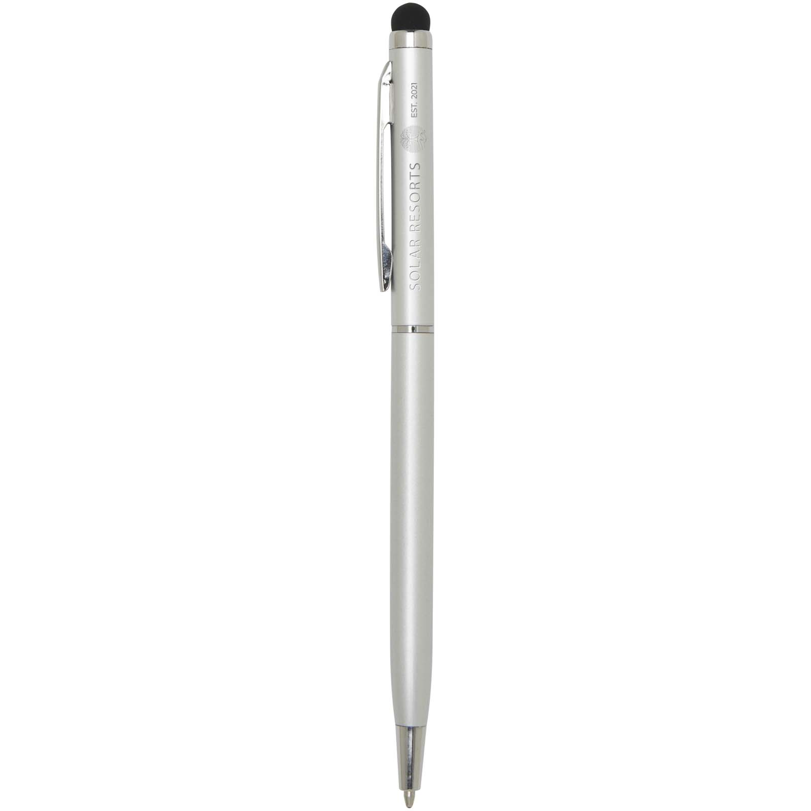 Boligrafo de aluminio con stylus Ore (tinta azul)