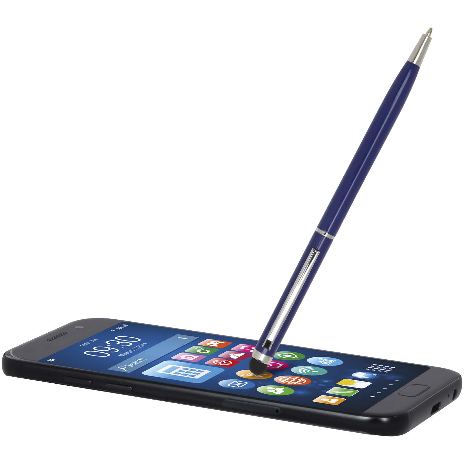 Boligrafo de aluminio con stylus Ore (tinta azul)