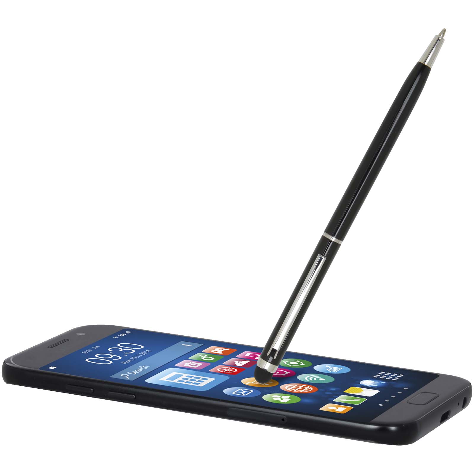 Boligrafo de aluminio con stylus Ore (tinta azul)