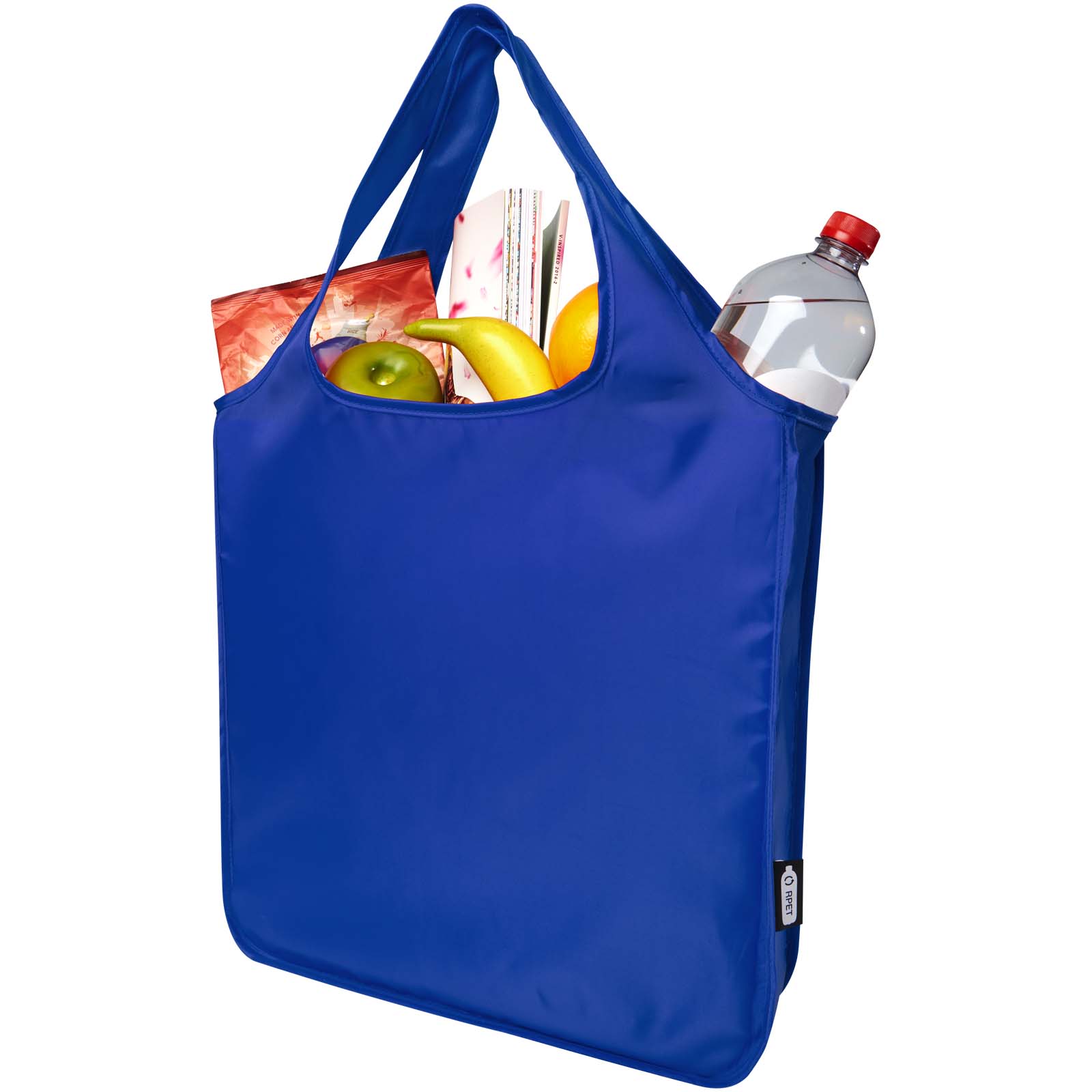 Bolsa Tote plegable grande de PET reciclado Ash
