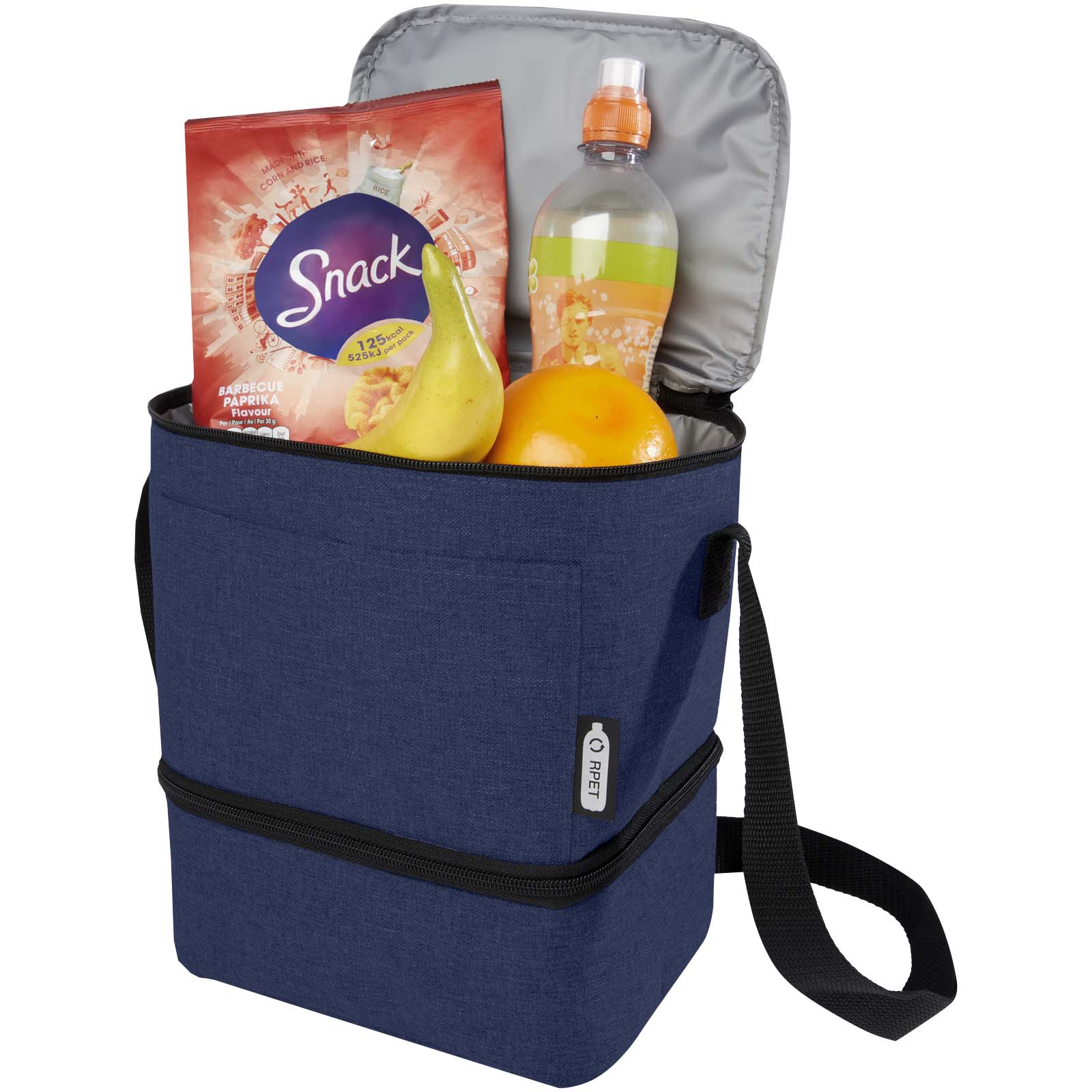 Bolsa isotérmica para almuerzo y 9 latas de PET reciclado GRS Tundra