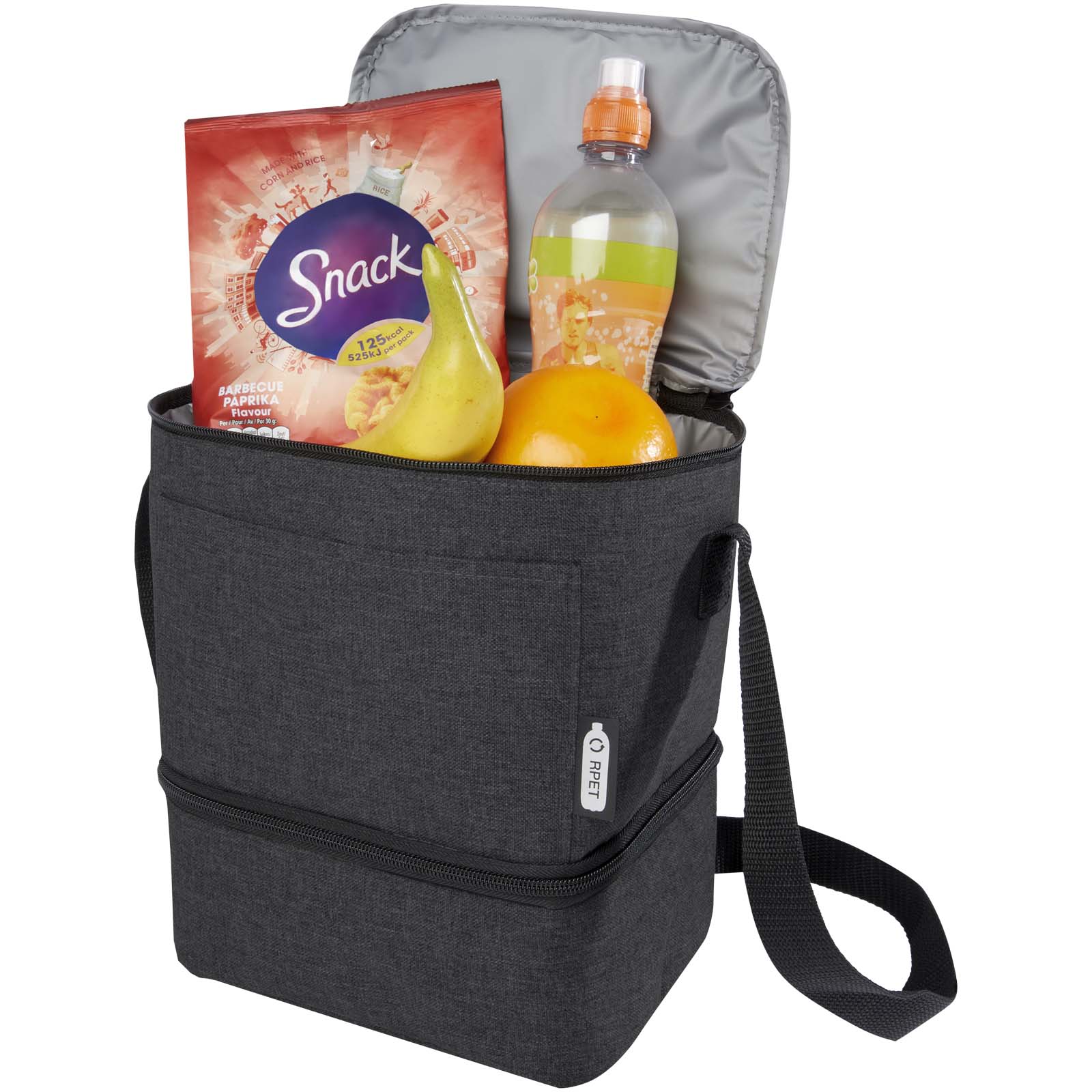 Bolsa isotérmica para almuerzo y 9 latas de PET reciclado GRS Tundra