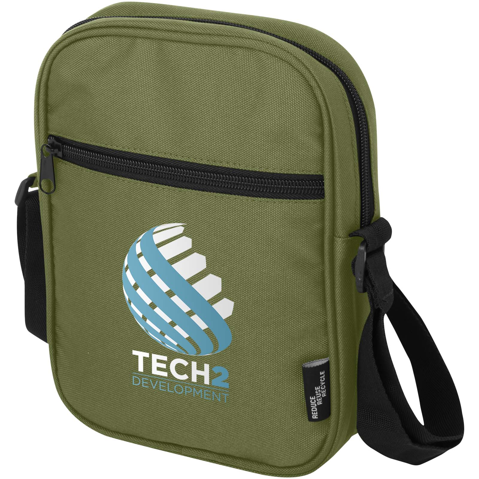 Bandolera de material reciclado GRS de 2 l Byron