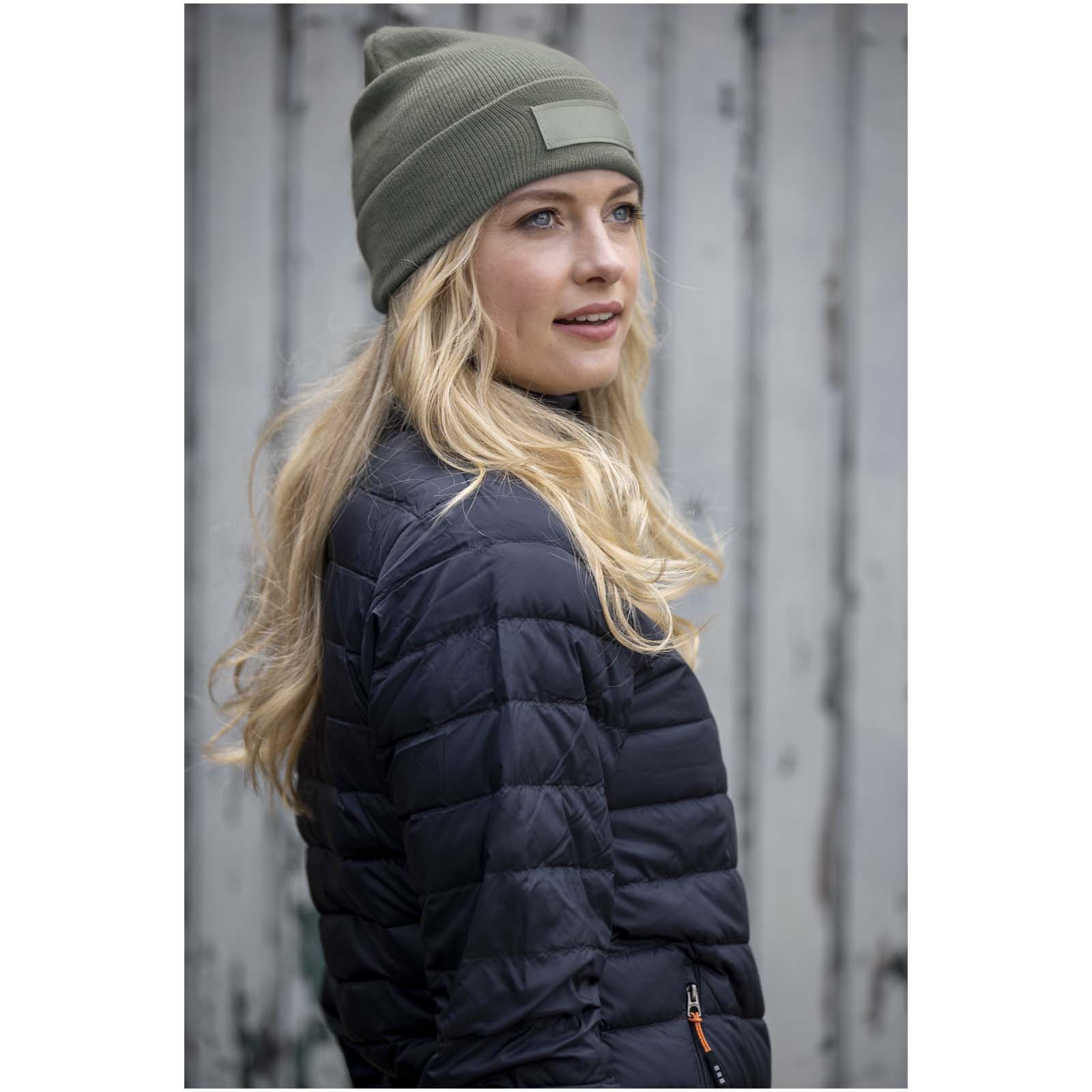 Gorro de lana con parche Boreas