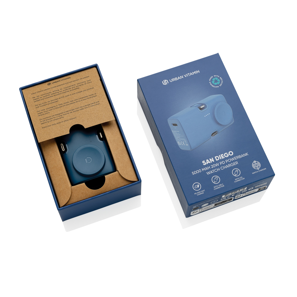 Cargador reloj PD Urban Vitamin San Diego plástico RCS