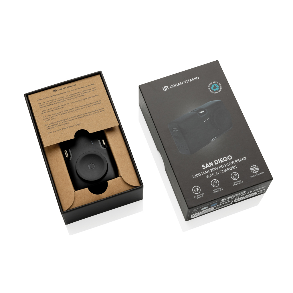 Cargador reloj PD Urban Vitamin San Diego plástico RCS