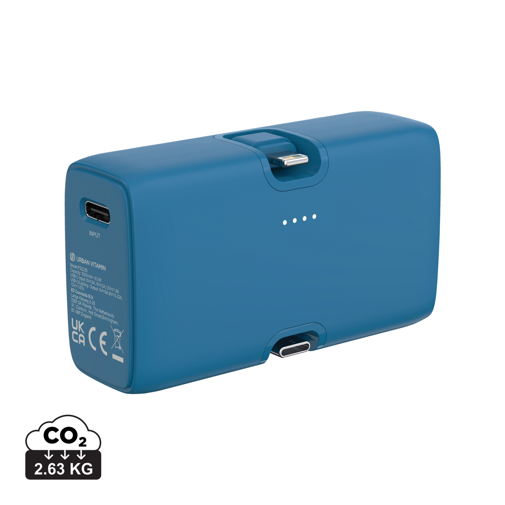 Powerbank Urban Vitamin Los Angeles plástico reciclado RCS