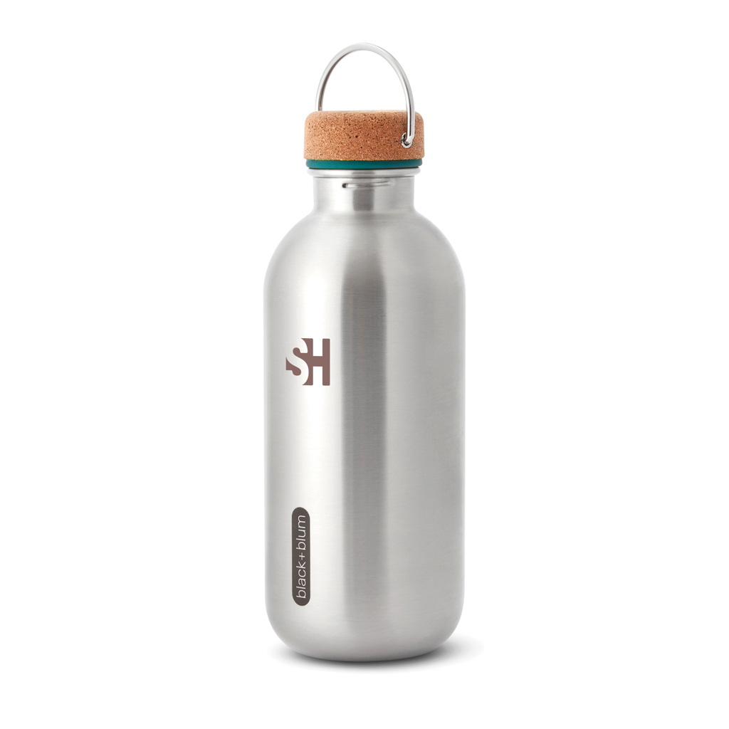 Botella de agua de acero Black+Blum 600ml