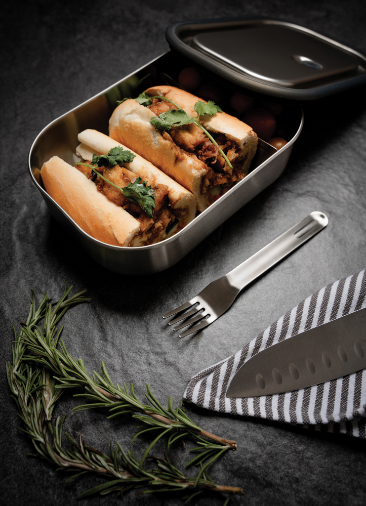 Fiambrera de acero inoxidable grande Black+Blum