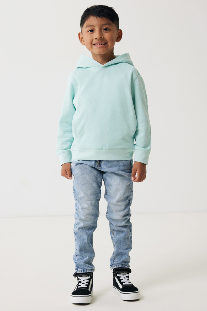 Sudadera Iqoniq Yengo capucha de algodón reciclado niños
