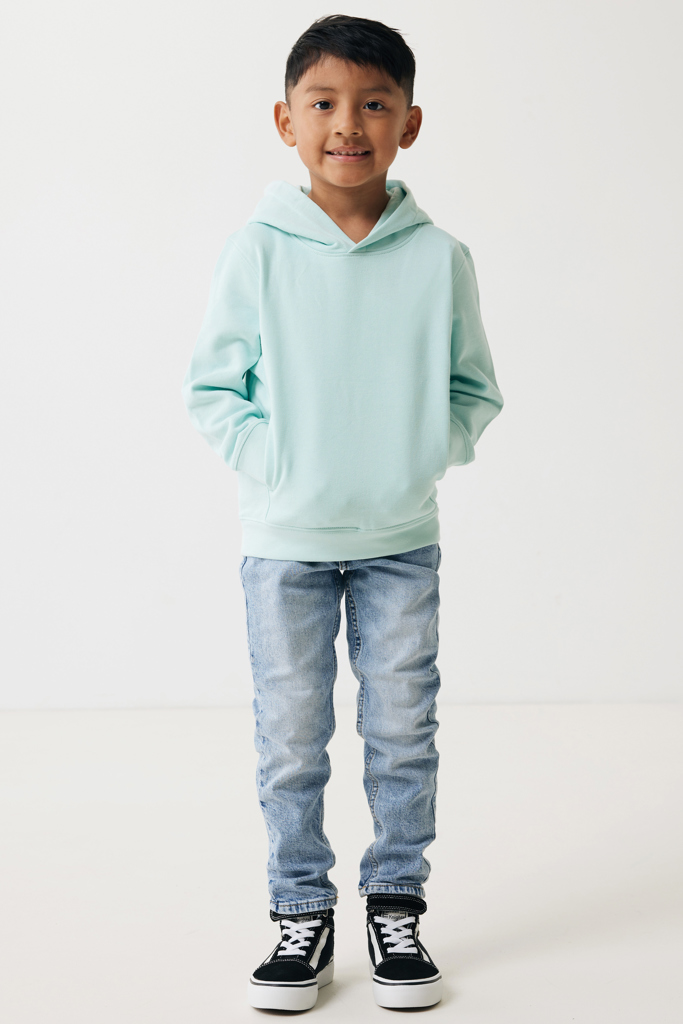 Sudadera Iqoniq Yengo capucha de algodón reciclado niños