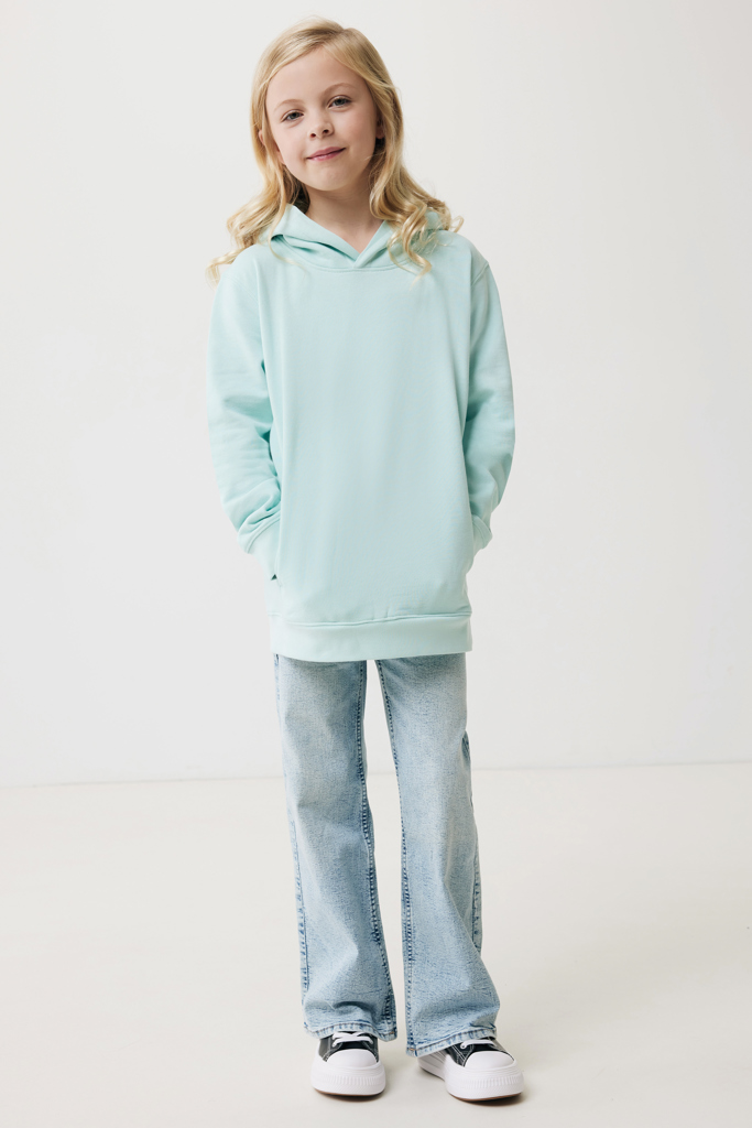 Sudadera Iqoniq Yengo capucha de algodón reciclado niños