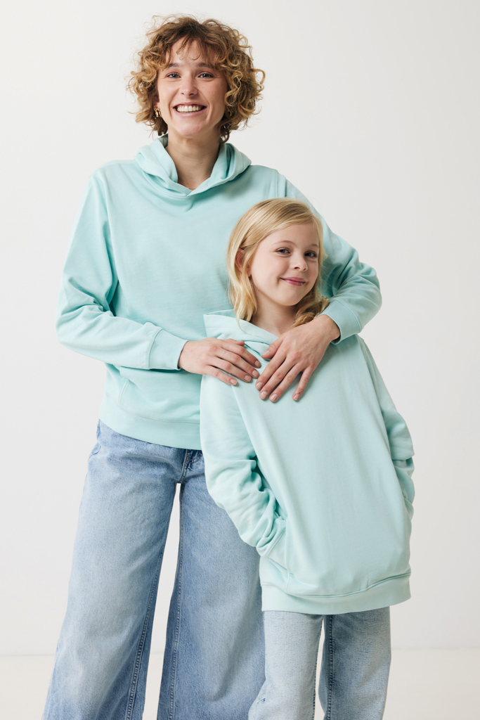 Sudadera Iqoniq Yengo capucha de algodón reciclado niños