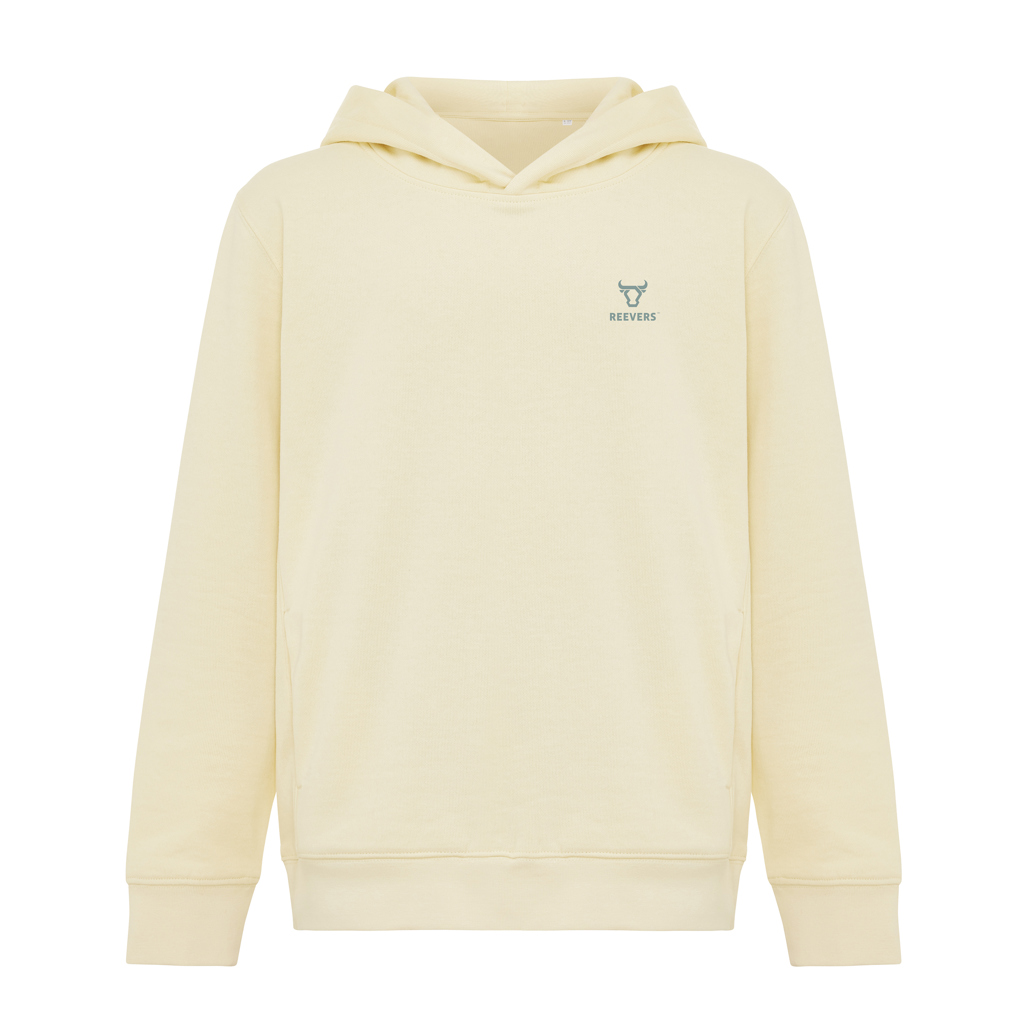 Sudadera Iqoniq Yengo capucha de algodón reciclado niños