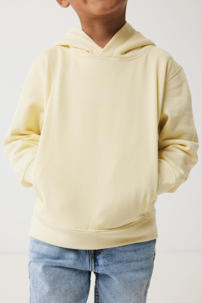 Sudadera Iqoniq Yengo capucha de algodón reciclado niños