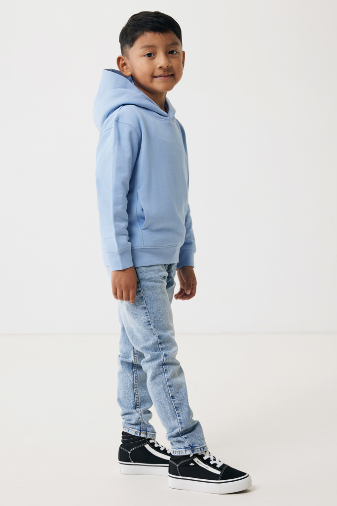 Sudadera Iqoniq Yengo capucha de algodón reciclado niños