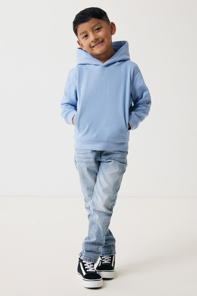 Sudadera Iqoniq Yengo capucha de algodón reciclado niños