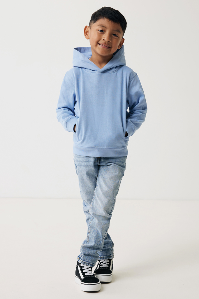 Sudadera Iqoniq Yengo capucha de algodón reciclado niños