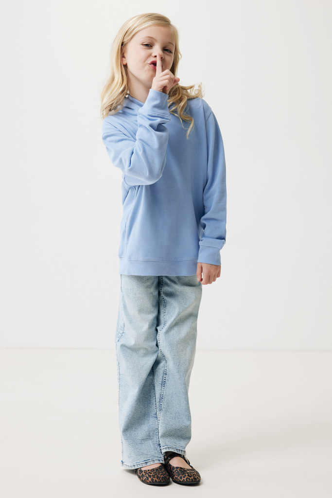 Sudadera Iqoniq Yengo capucha de algodón reciclado niños