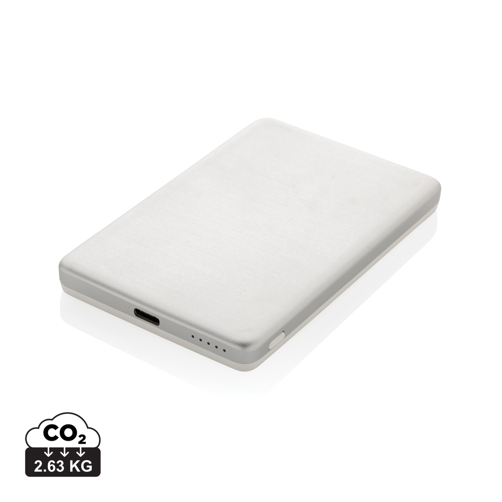 Powerbank Orion magnético 5000 mAh aluminio reciclado RCS