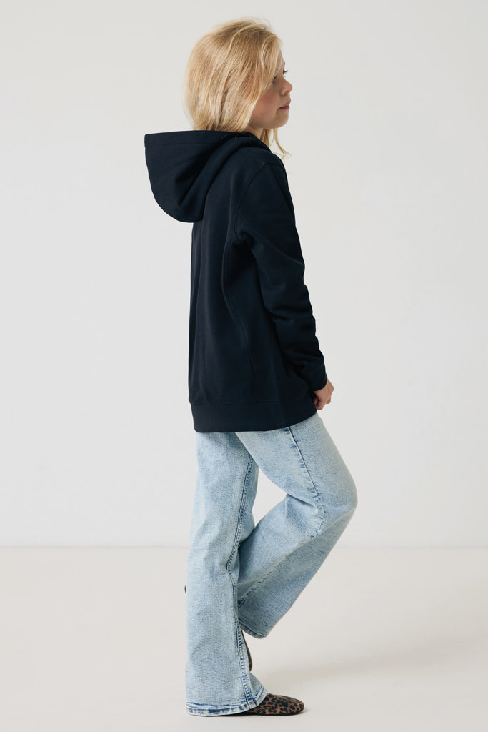 Sudadera Iqoniq Yengo capucha de algodón reciclado niños