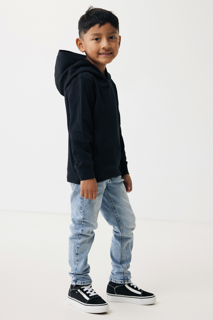 Sudadera Iqoniq Yengo capucha de algodón reciclado niños