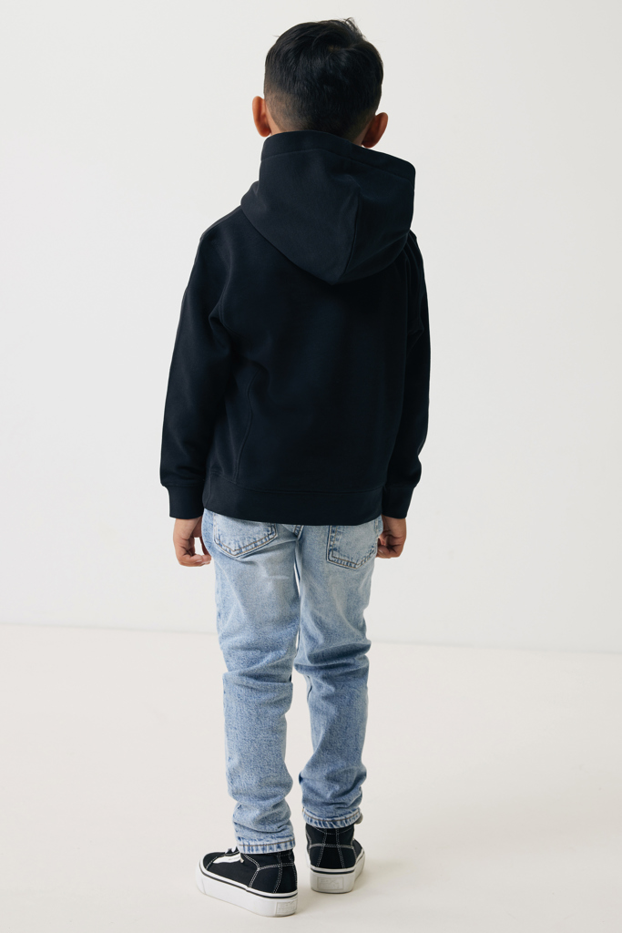 Sudadera Iqoniq Yengo capucha de algodón reciclado niños