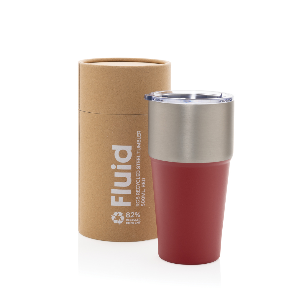 Vaso Fluid acero reciclado certificado RCS 500 ml