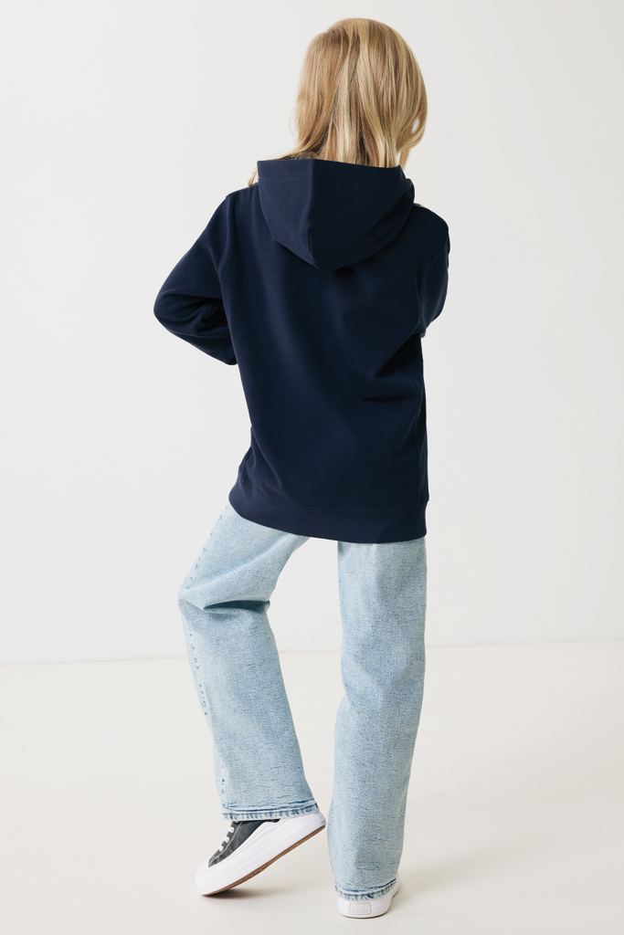 Sudadera Iqoniq Yengo capucha de algodón reciclado niños