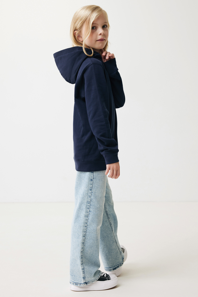 Sudadera Iqoniq Yengo capucha de algodón reciclado niños