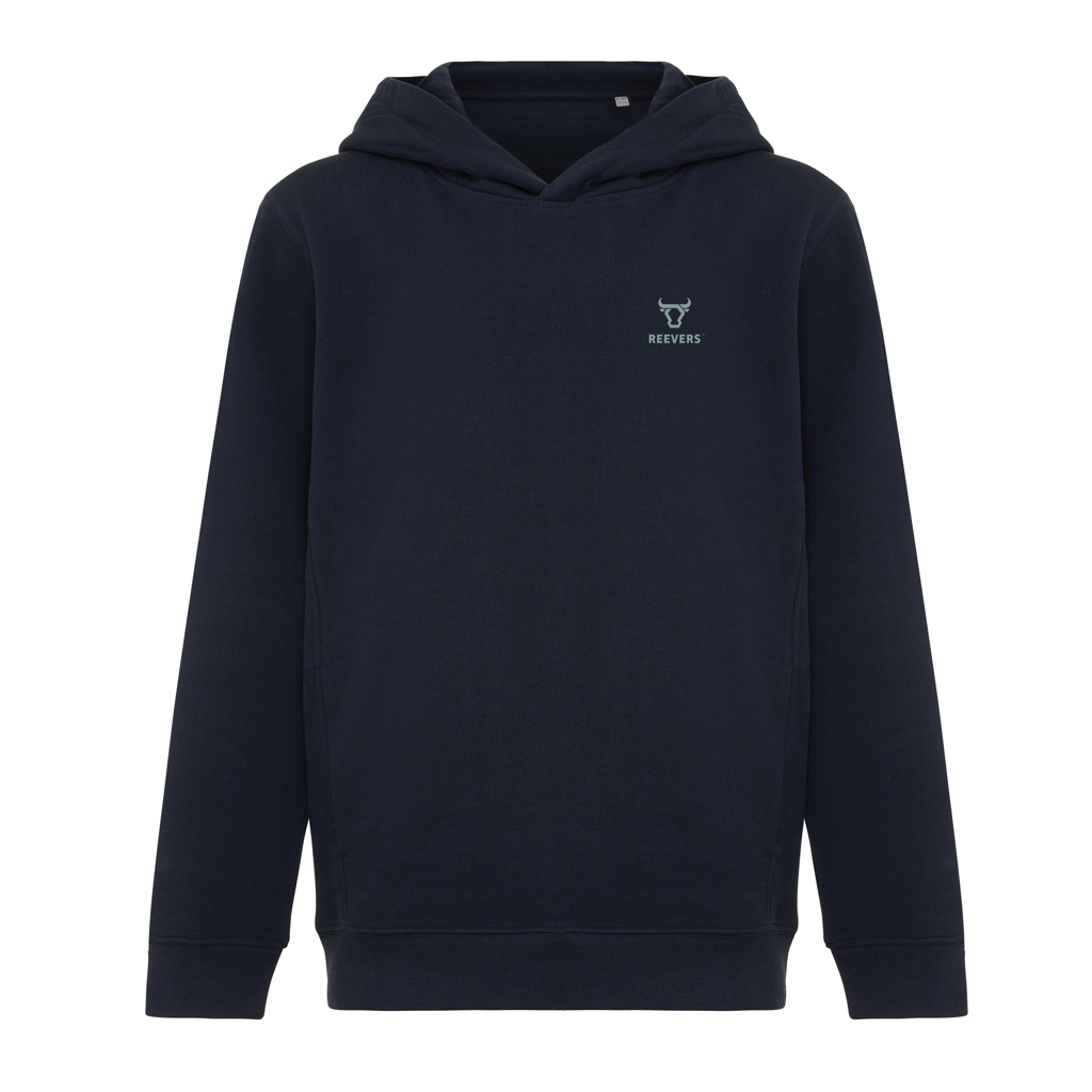 Sudadera Iqoniq Yengo capucha de algodón reciclado niños