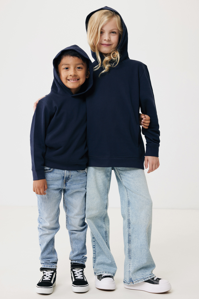 Sudadera Iqoniq Yengo capucha de algodón reciclado niños