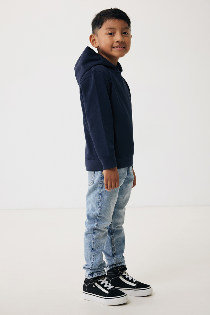 Sudadera Iqoniq Yengo capucha de algodón reciclado niños