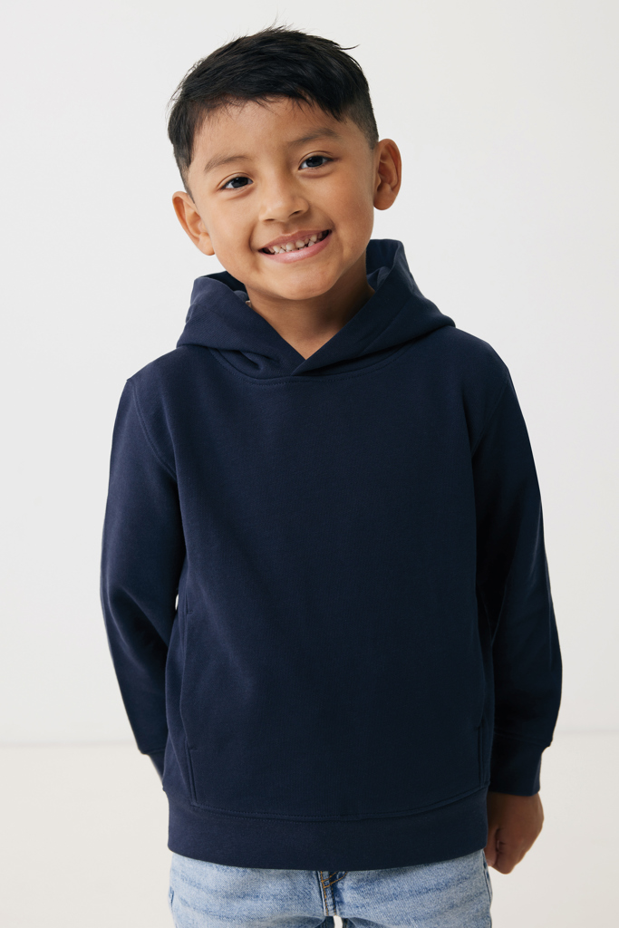 Sudadera Iqoniq Yengo capucha de algodón reciclado niños