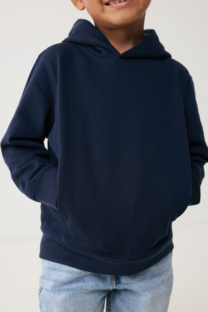 Sudadera Iqoniq Yengo capucha de algodón reciclado niños
