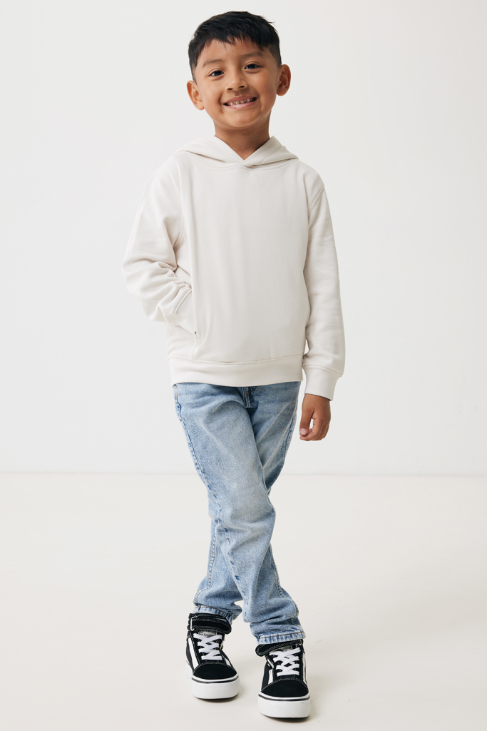 Sudadera Iqoniq Yengo capucha de algodón reciclado niños