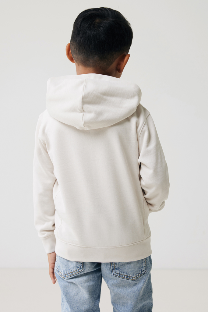 Sudadera Iqoniq Yengo capucha de algodón reciclado niños