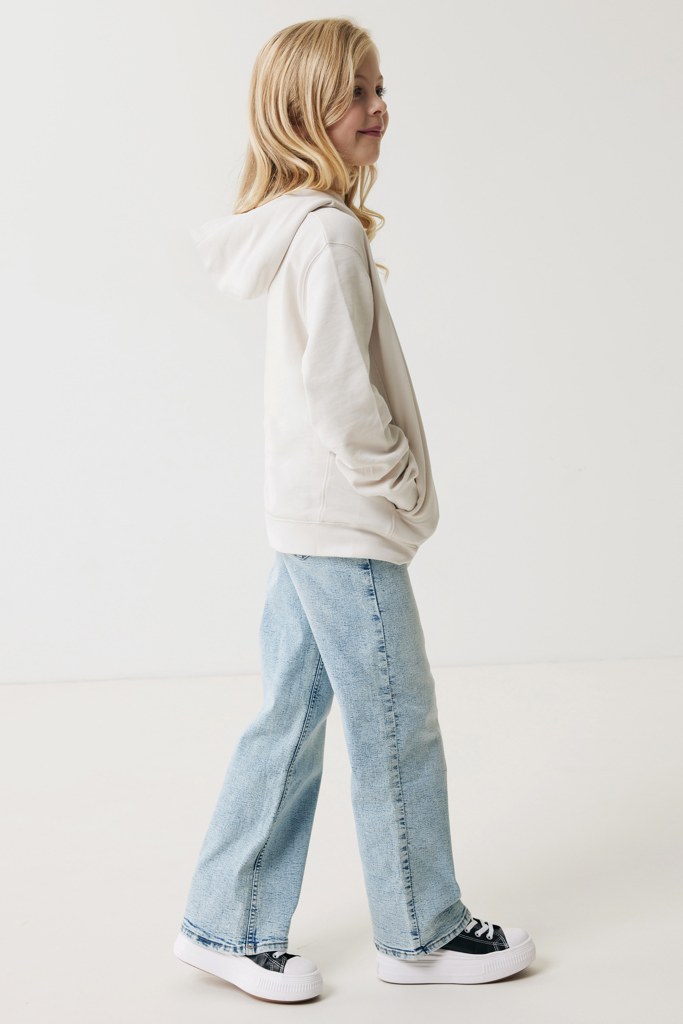 Sudadera Iqoniq Yengo capucha de algodón reciclado niños