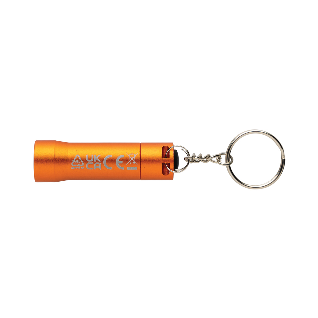 Linterna llavero de aluminio reciclado Flash RCS